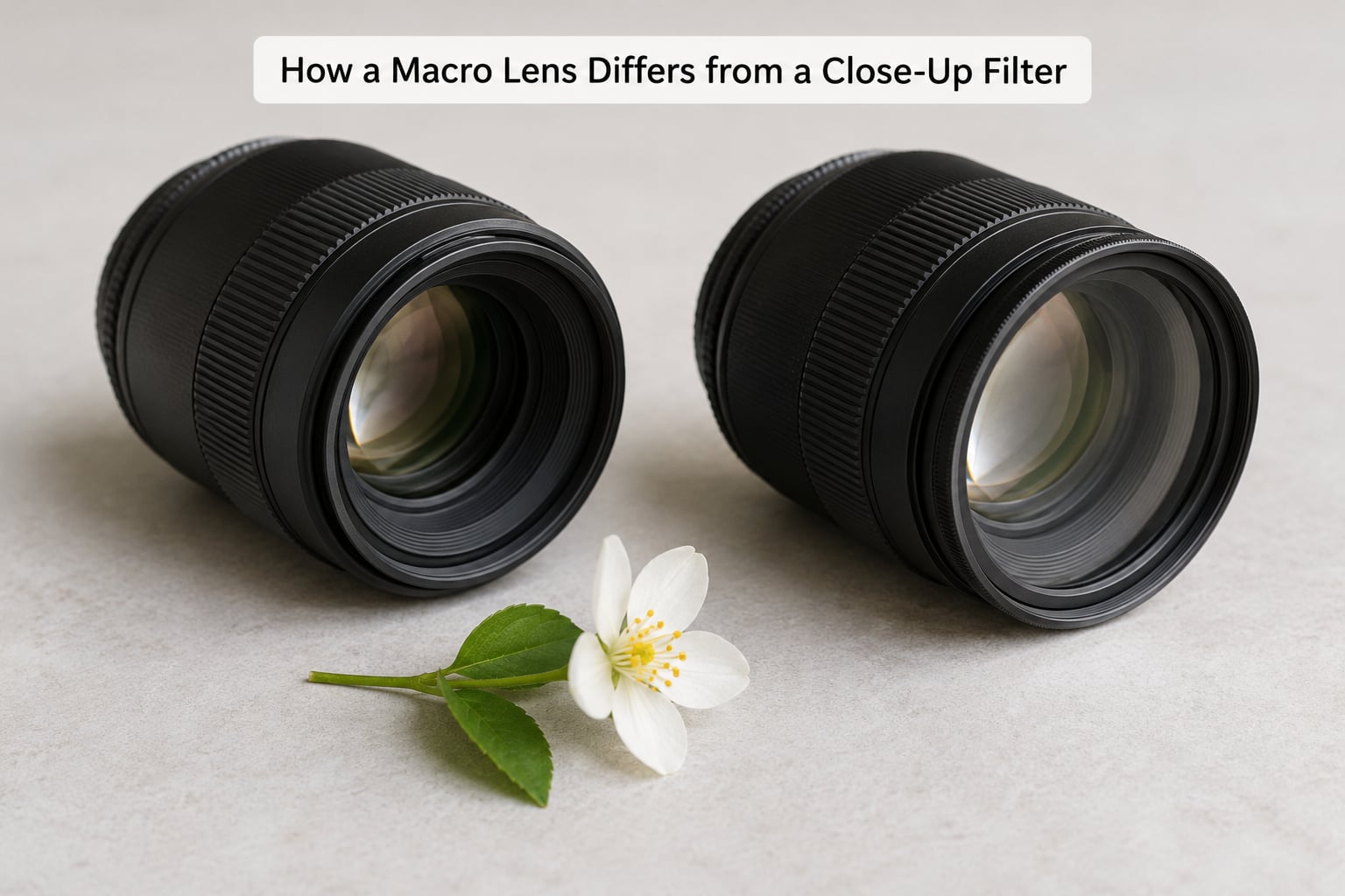 How a Macro Lens Differs from a Close-Up Filter