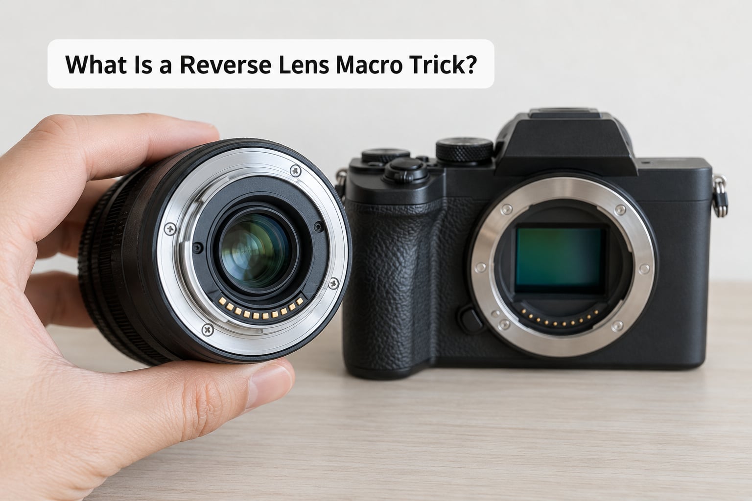 What Is a Reverse Lens Macro Trick?
