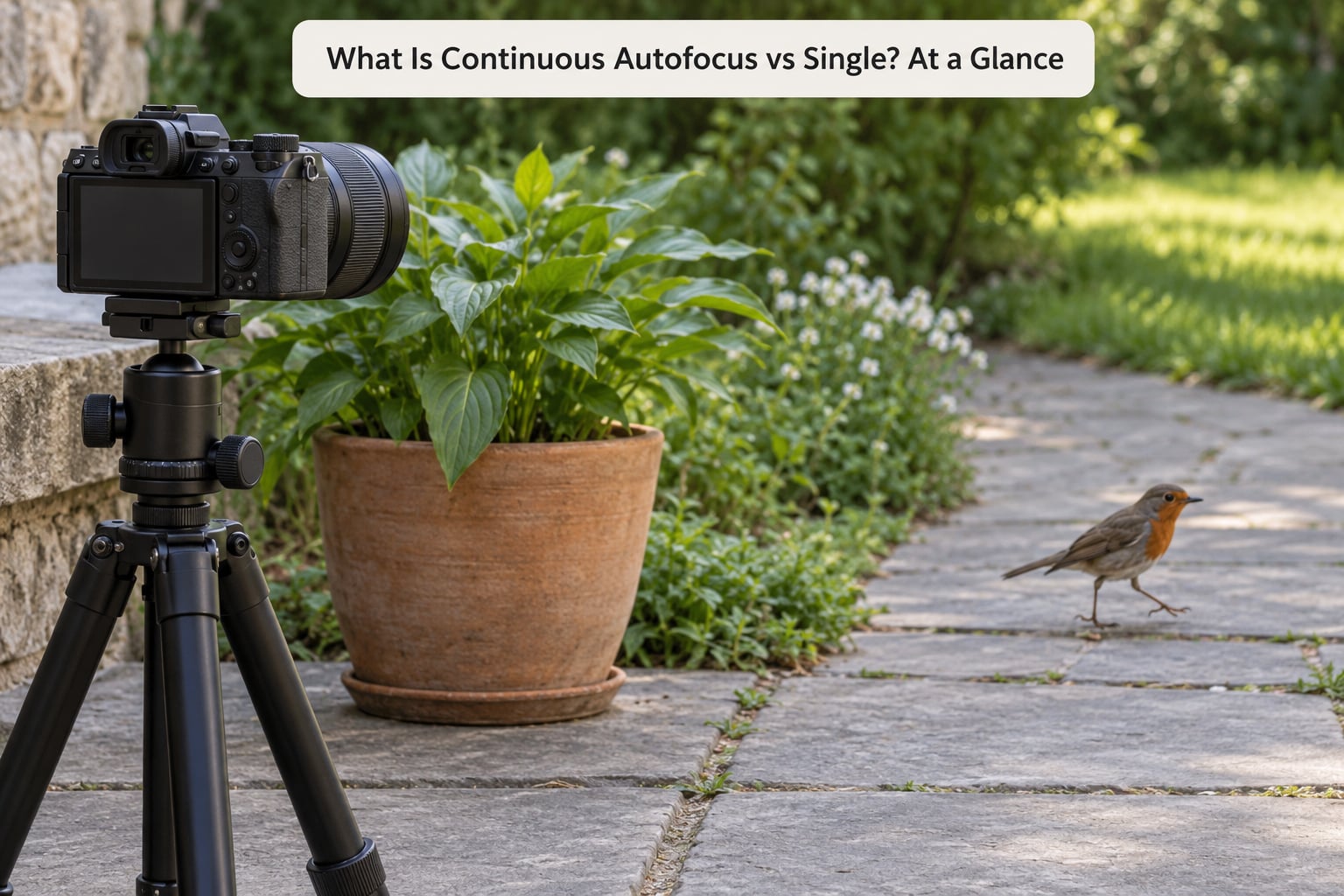 What Is Continuous Autofocus vs Single? At a Glance
