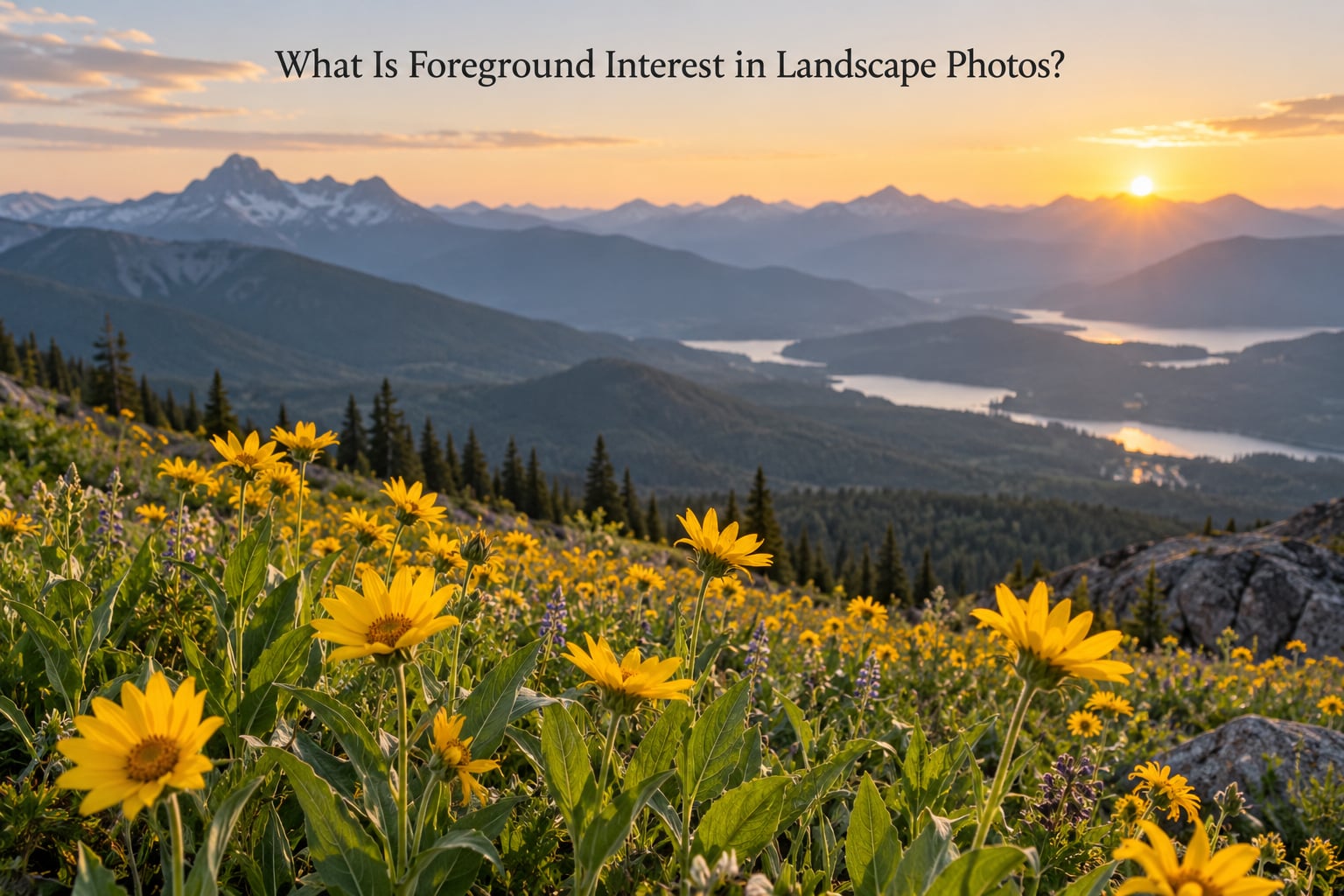 What Is Foreground Interest in Landscape Photos?