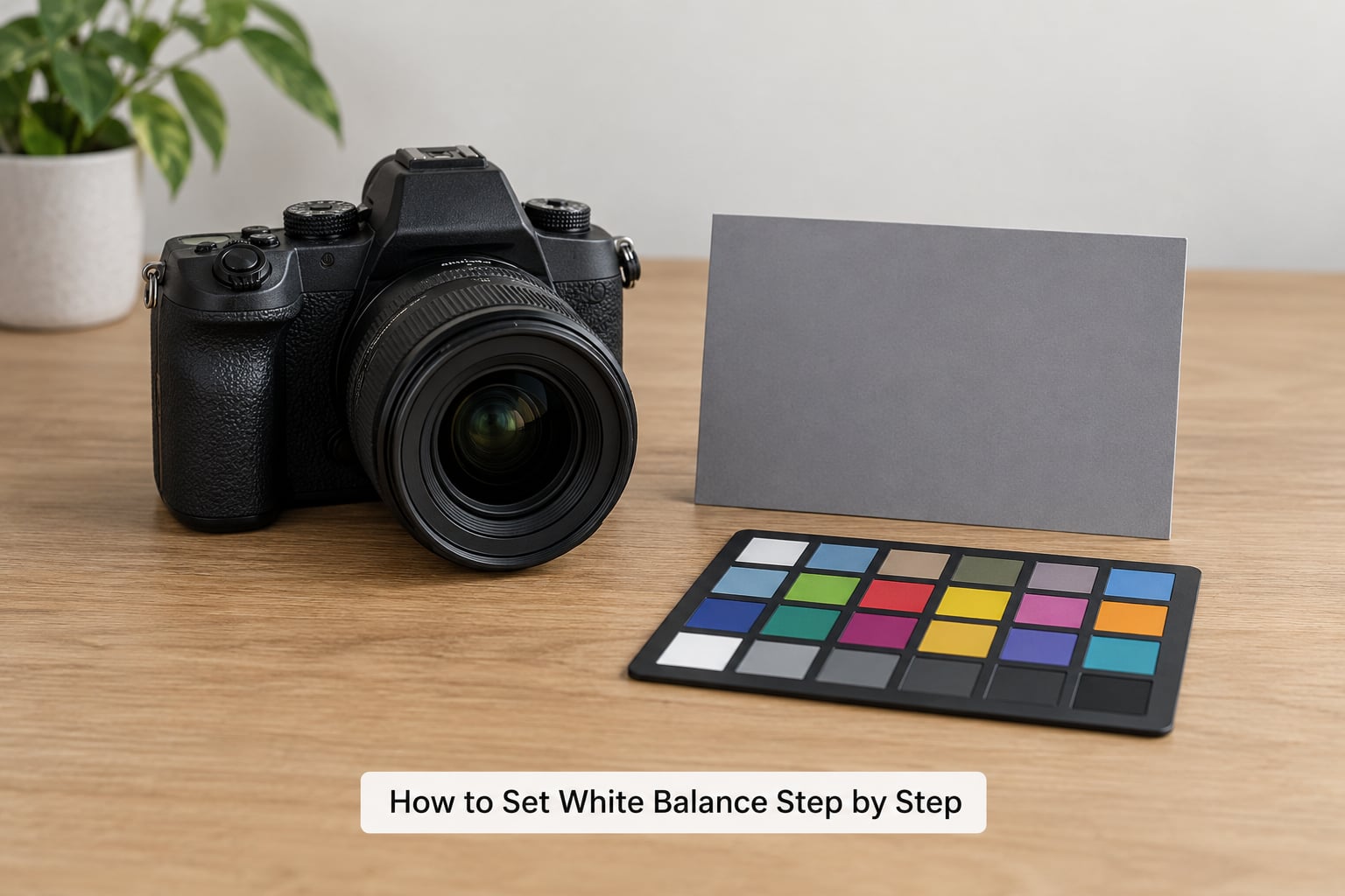 How to Set White Balance Step by Step