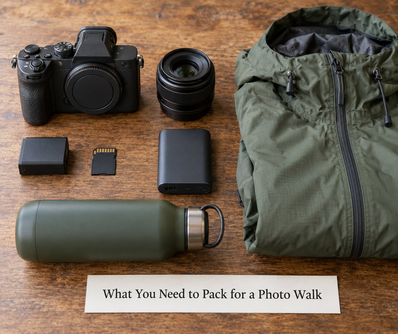 What You Need to Pack for a Photo Walk