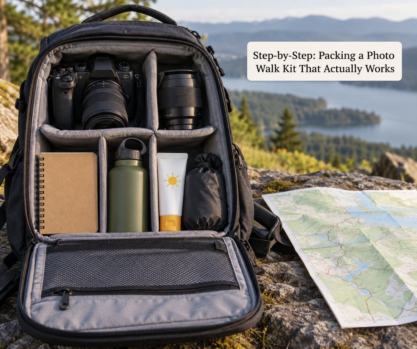 Step-by-Step: Packing a Photo Walk Kit That Actually Works