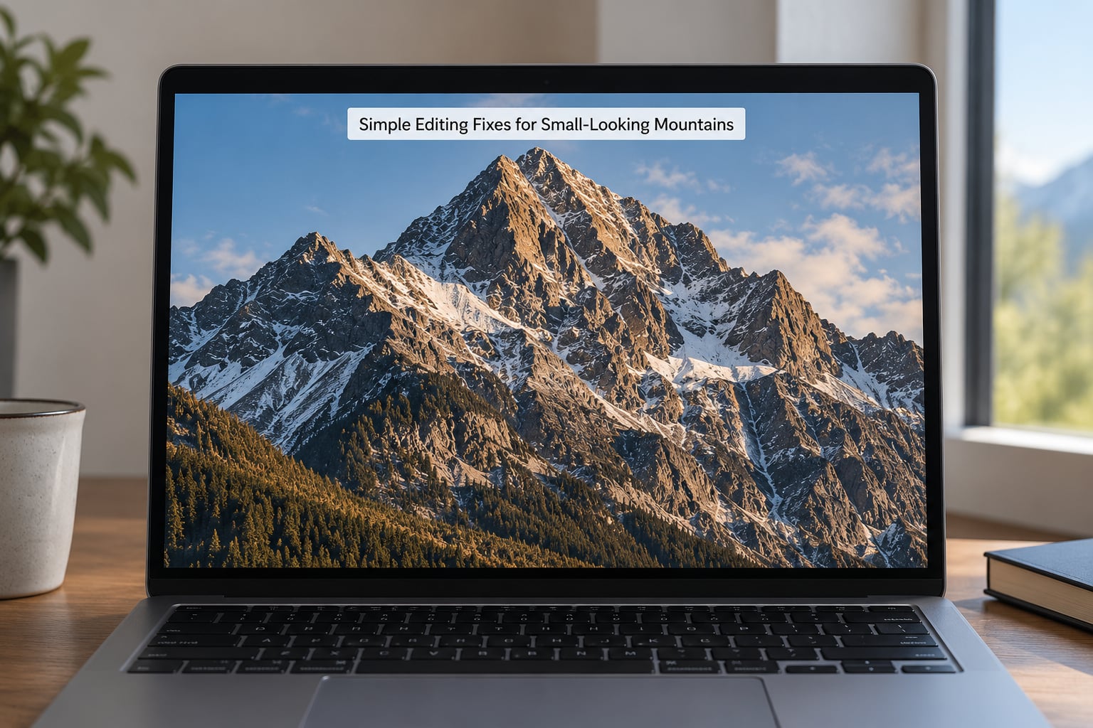 Simple Editing Fixes for Small-Looking Mountains