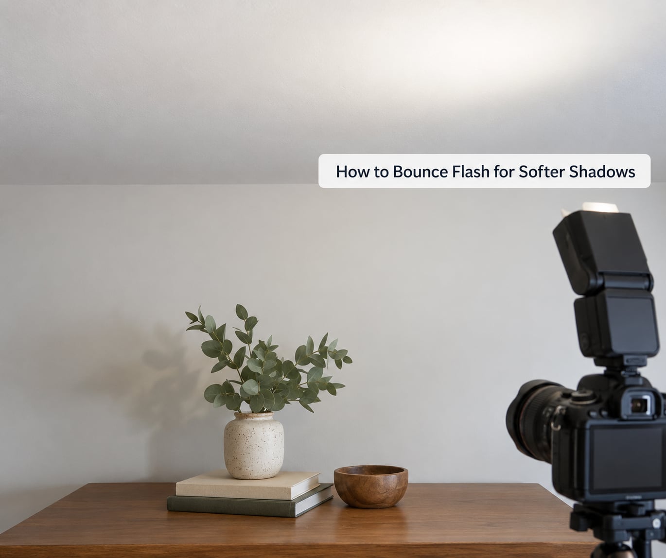 How to Bounce Flash for Softer Shadows