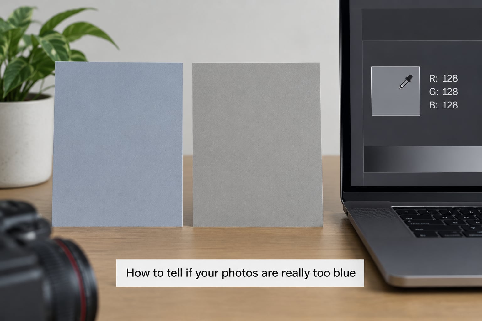 How to tell if your photos are really too blue