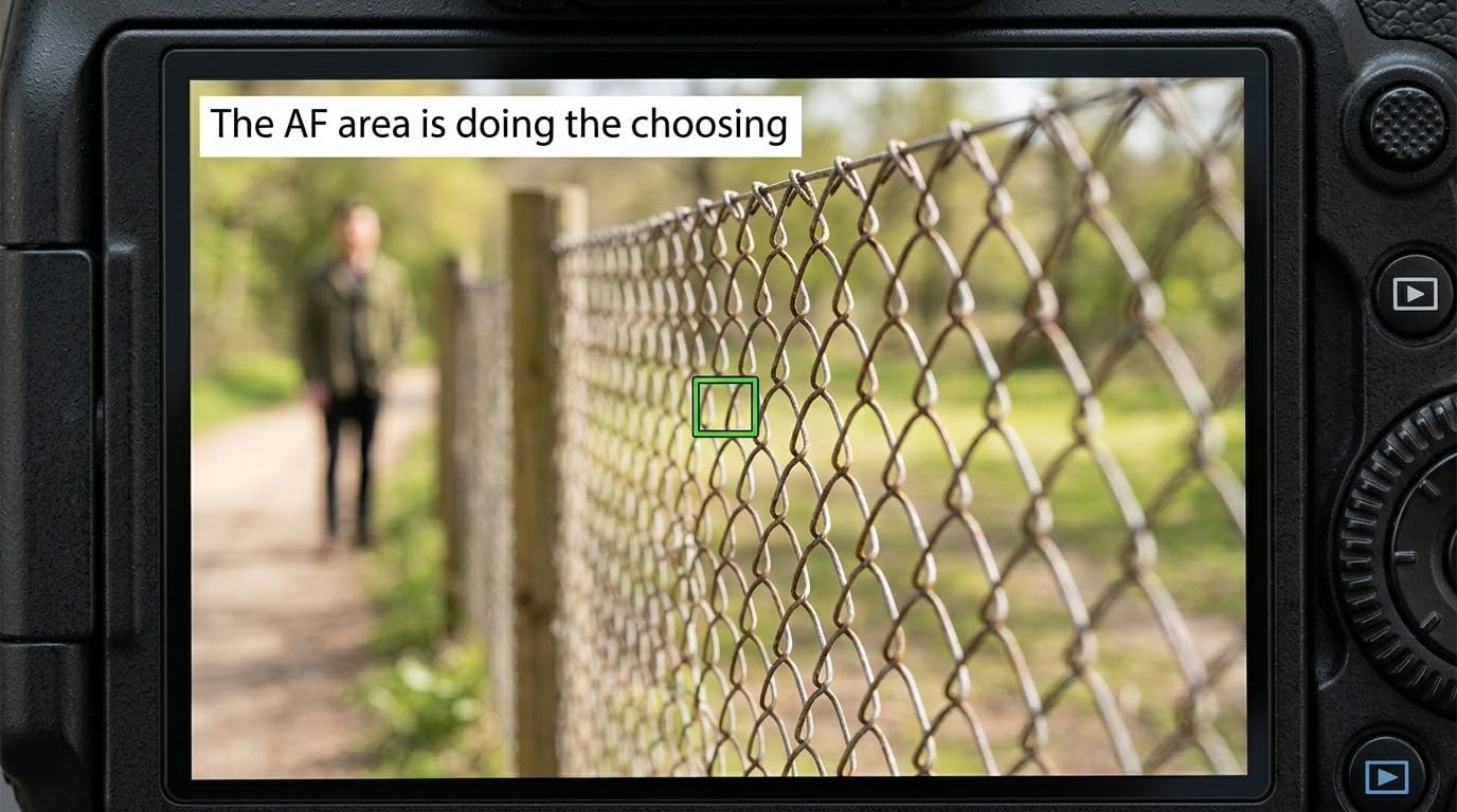 The AF area is doing the choosing