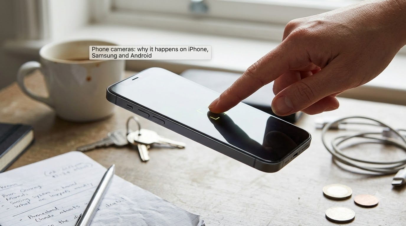 Phone cameras: why it happens on iPhone, Samsung and Android